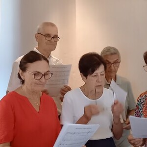 Danke dem Chor für die musikalische Begleitung