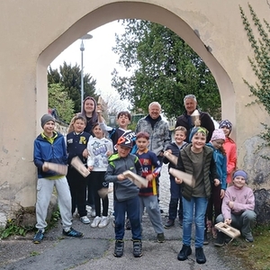 Ratschenbaukurs am Kirchberg